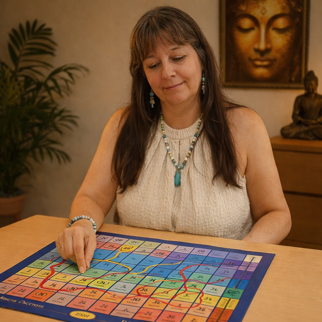 Tablero del juego de autoconocimiento Alma Lilah
